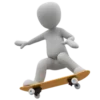 🛹 Эмодзи «3D Man» для Telegram