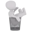 🚮 Эмодзи «3D Man» для Telegram
