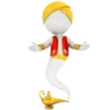 🧞 Эмодзи «3D Man» для Telegram