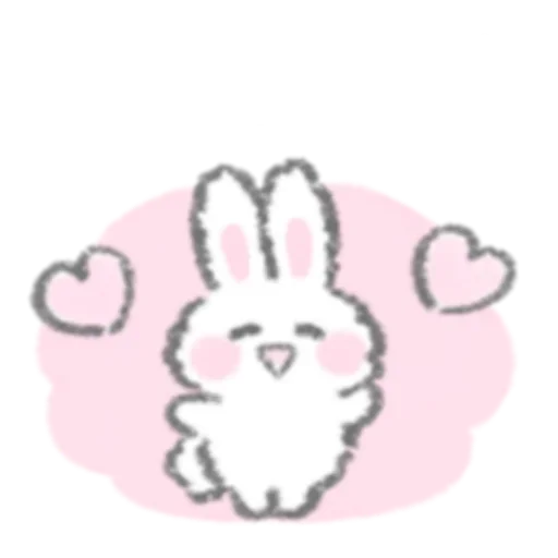 🦷 Стикер «White Rabbit» для Telegram