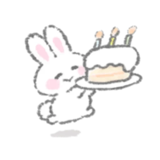 🍽 Стикер «White Rabbit» для Telegram