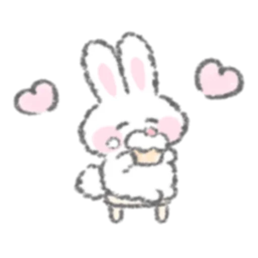 🕸 Стикер «White Rabbit» для Telegram
