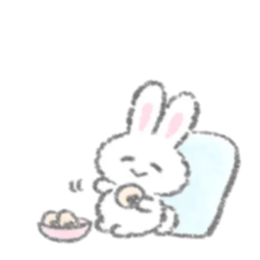 🌙 Стикер «White Rabbit» для Telegram