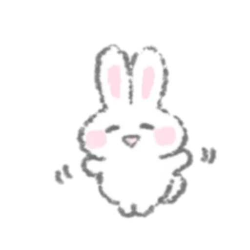 🍮 Стикер «White Rabbit» для Telegram