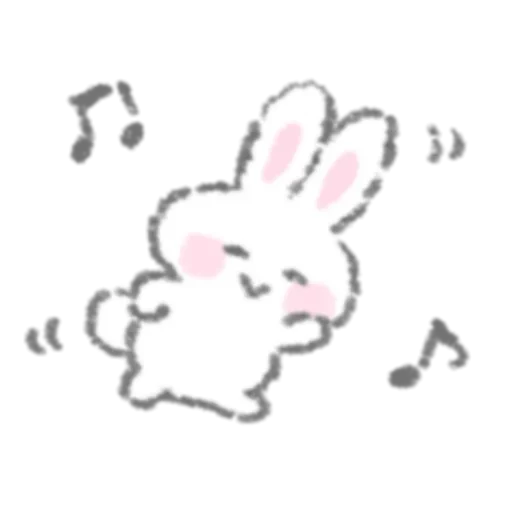 🎀 Стикер «White Rabbit» для Telegram
