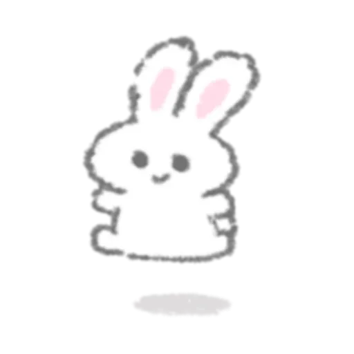 🤍 Стикер «White Rabbit» для Telegram