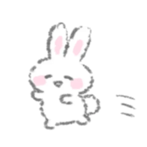 🗝 Стикер «White Rabbit» для Telegram