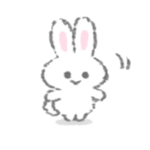 🎀 Стикер «White Rabbit» для Telegram