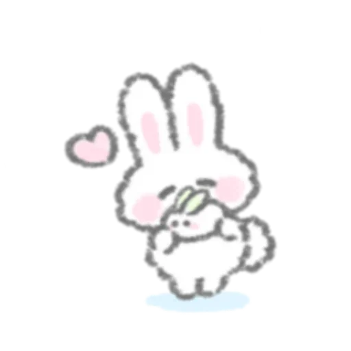 🥞 Стикер «White Rabbit» для Telegram