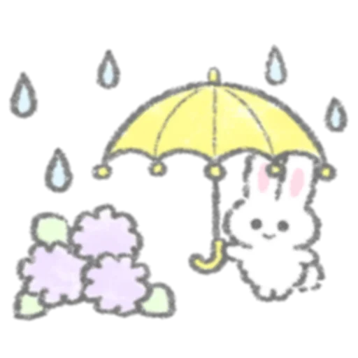 ☔️ Стикер «White Rabbit» для Telegram
