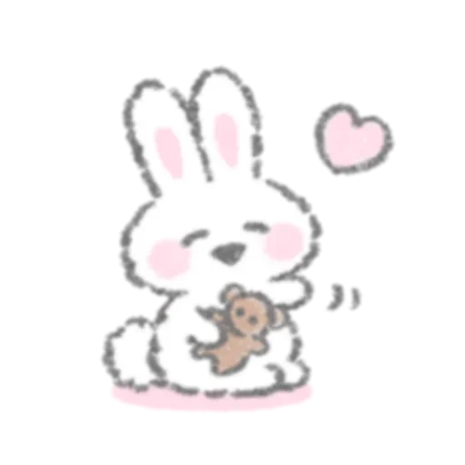 🖇 Стикер «White Rabbit» для Telegram
