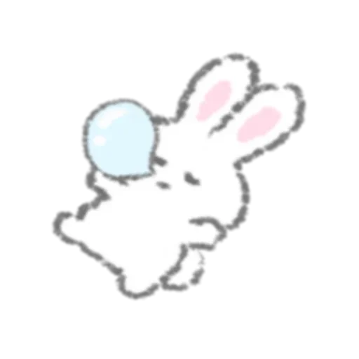 🧸 Стикер «White Rabbit» для Telegram