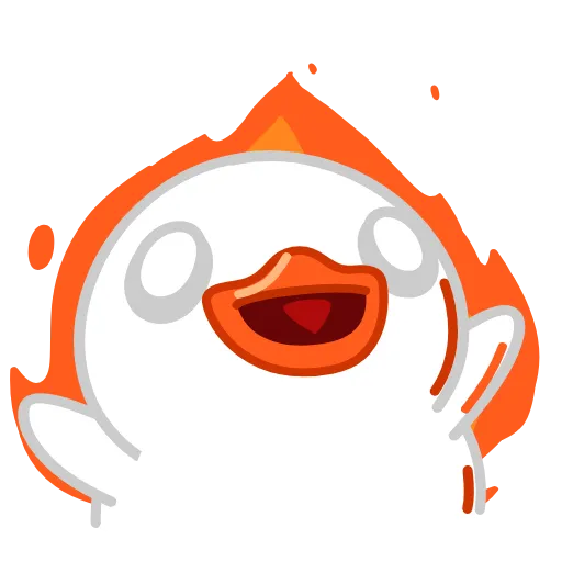 🔥 Стикер «White Duck» для Telegram