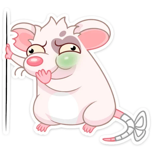 🤢 Стикер «Вайт» для Telegram