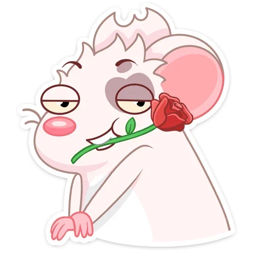 🌹 Стикер «Вайт» для Telegram