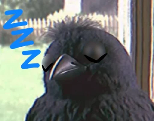 😴 Стикер «Whostherry» для Telegram