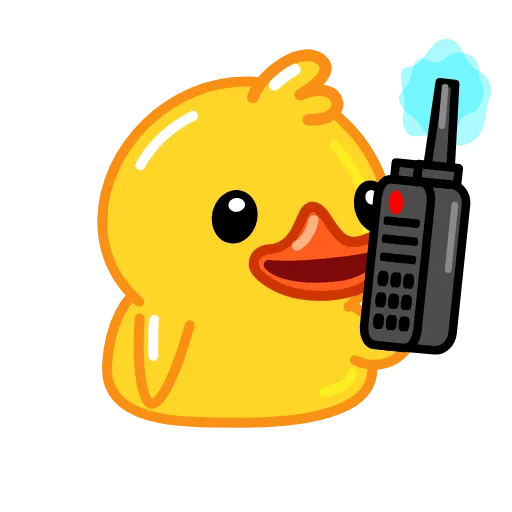 🦆 Стикер «Utya Why Telegram?» для Telegram