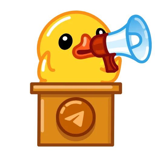 😱 Стикер «Utya Why Telegram?» для Telegram
