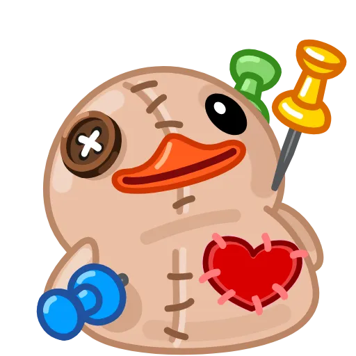 💘 Стикер «Utya Why Telegram?» для Telegram