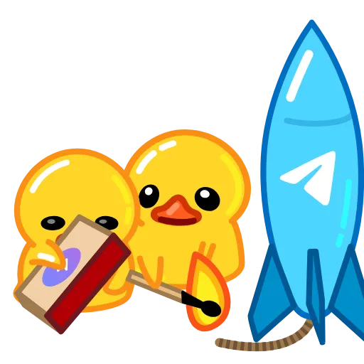 🚀 Стикер «Utya Why Telegram?» для Telegram