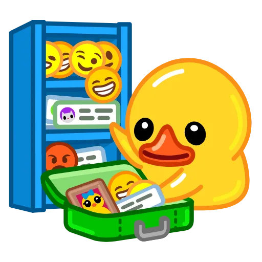 🧳 Стикер «Utya Why Telegram?» для Telegram