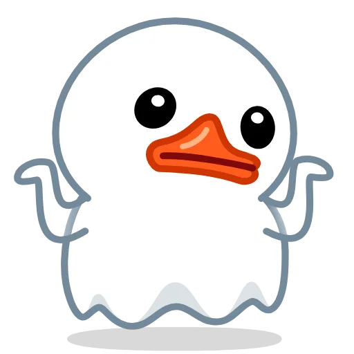 👻 Стикер «Utya Why Telegram?» для Telegram