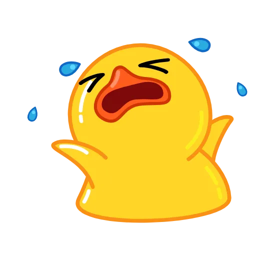 😢 Стикер «Utya Why Telegram?» для Telegram