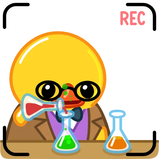 👩‍🔬 Стикер «Utya Why Telegram?» для Telegram