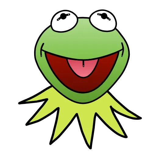 Эмодзи Kermit The Frog для Telegram — скачать