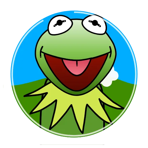 ⚪️ Эмодзи «Kermit The Frog» для Telegram