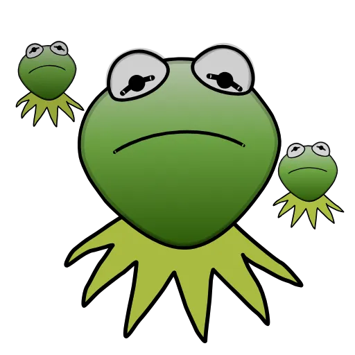 😢 Эмодзи «Kermit The Frog» для Telegram