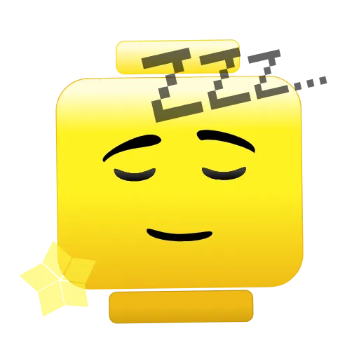 😴 Эмодзи «Lego Emoji» для Telegram