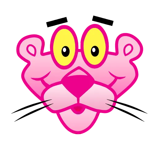 😉 Эмодзи «Pink Panther» для Telegram