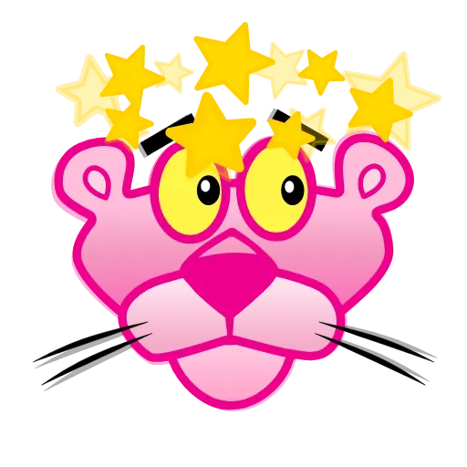 🤕 Эмодзи «Pink Panther» для Telegram