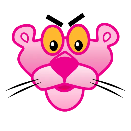 😡 Эмодзи «Pink Panther» для Telegram