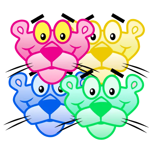 🎭 Эмодзи «Pink Panther» для Telegram