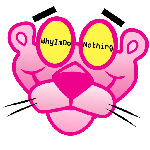 😲 Эмодзи «Pink Panther» для Telegram