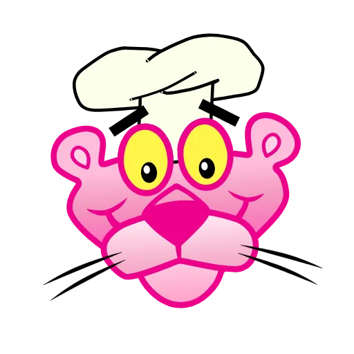 👨‍🍳 Эмодзи «Pink Panther» для Telegram