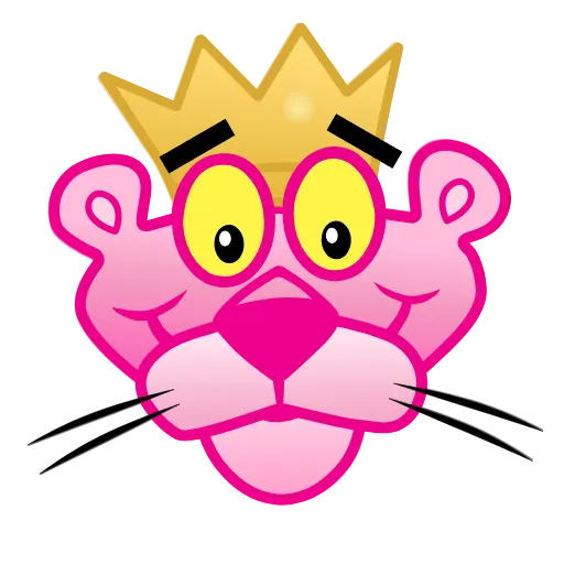 👑 Эмодзи «Pink Panther» для Telegram