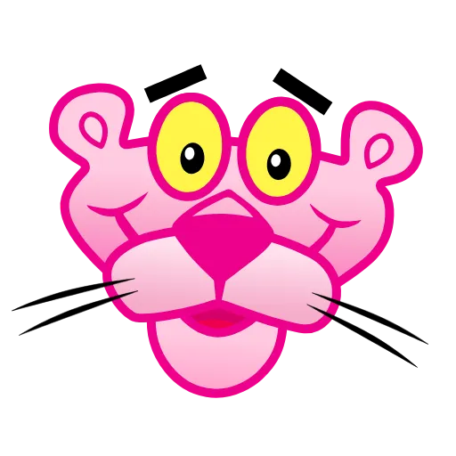 Эмодзи Pink Panther для Telegram — скачать