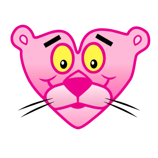 💖 Эмодзи «Pink Panther» для Telegram
