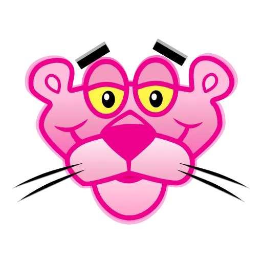 😌 Эмодзи «Pink Panther» для Telegram
