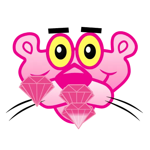 🤩 Эмодзи «Pink Panther» для Telegram