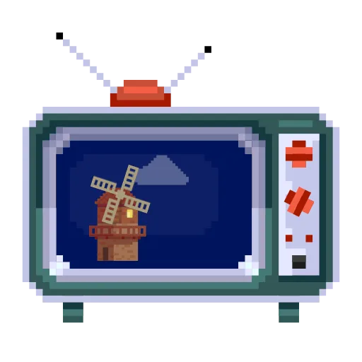 📺 Эмодзи «Pixeled» для Telegram