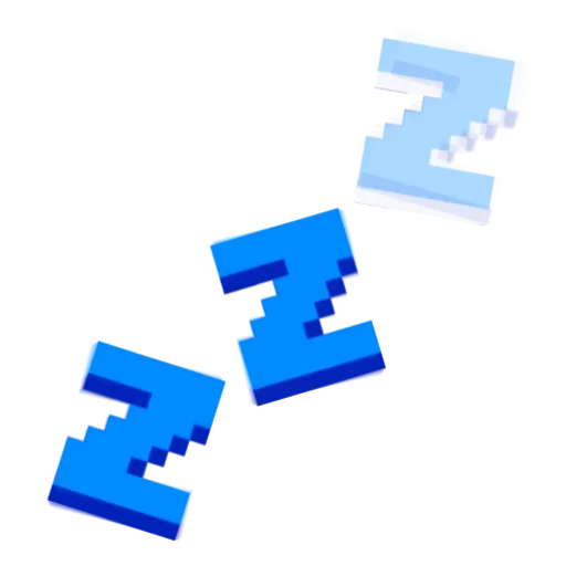 💤 Эмодзи «Pixeled» для Telegram