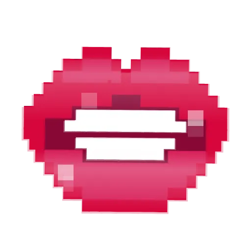 💋 Эмодзи «Pixeled» для Telegram