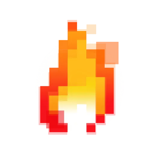 🔥 Эмодзи «Pixeled» для Telegram