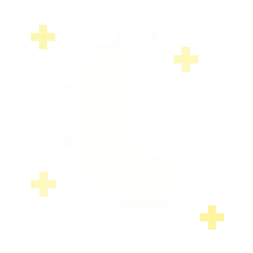 🌙 Эмодзи «Pixeled» для Telegram