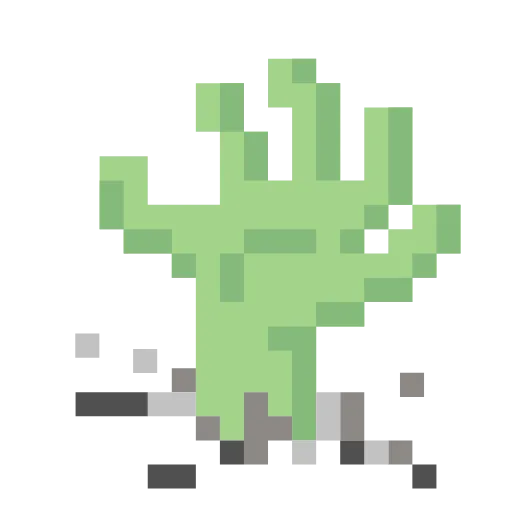 🧟 Эмодзи «Pixeled» для Telegram