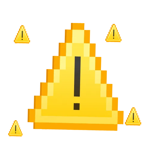 ⚠️ Эмодзи «Pixeled» для Telegram
